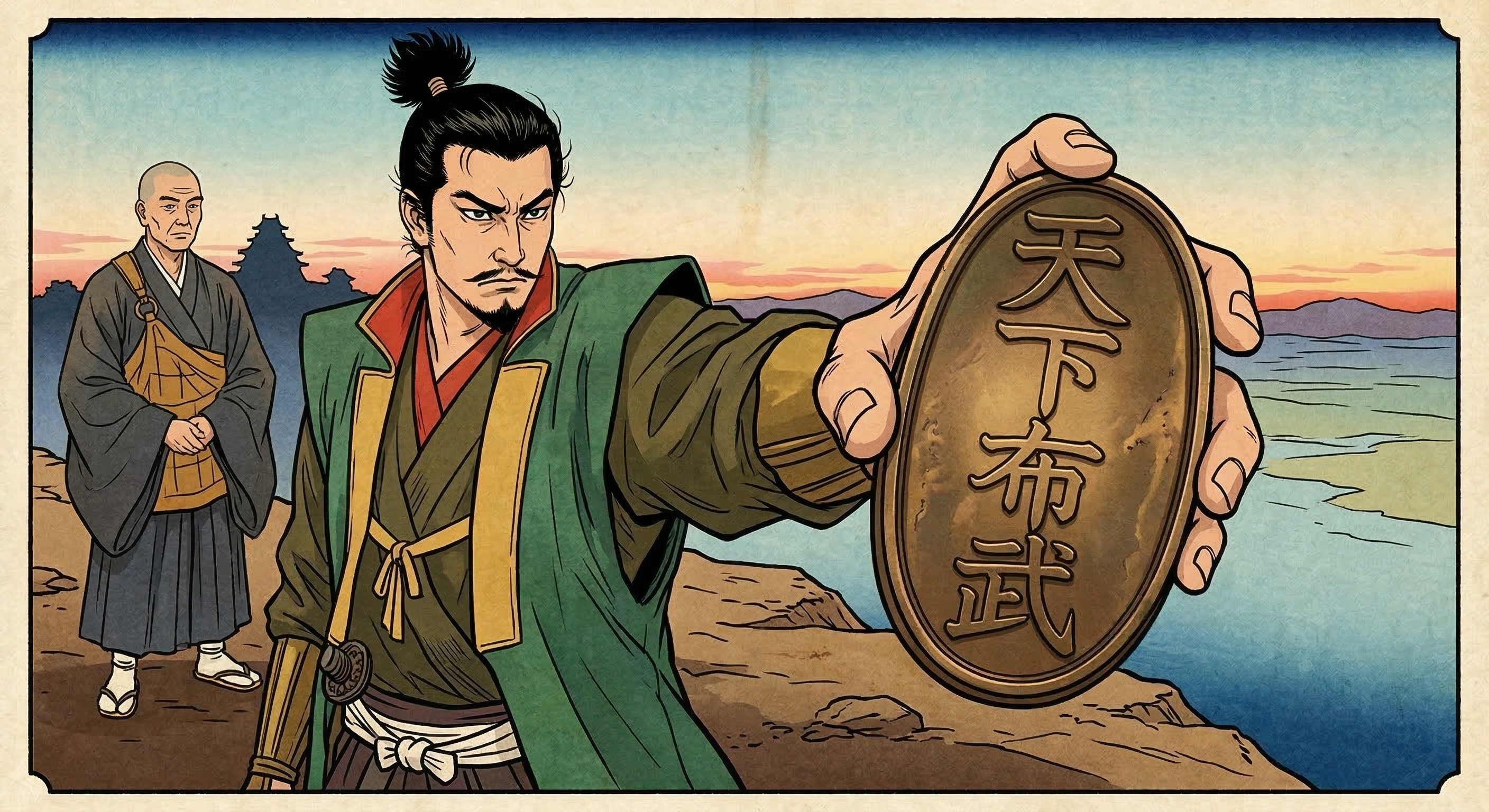 織田信長～天下布武の印作る際書体選び宣す～