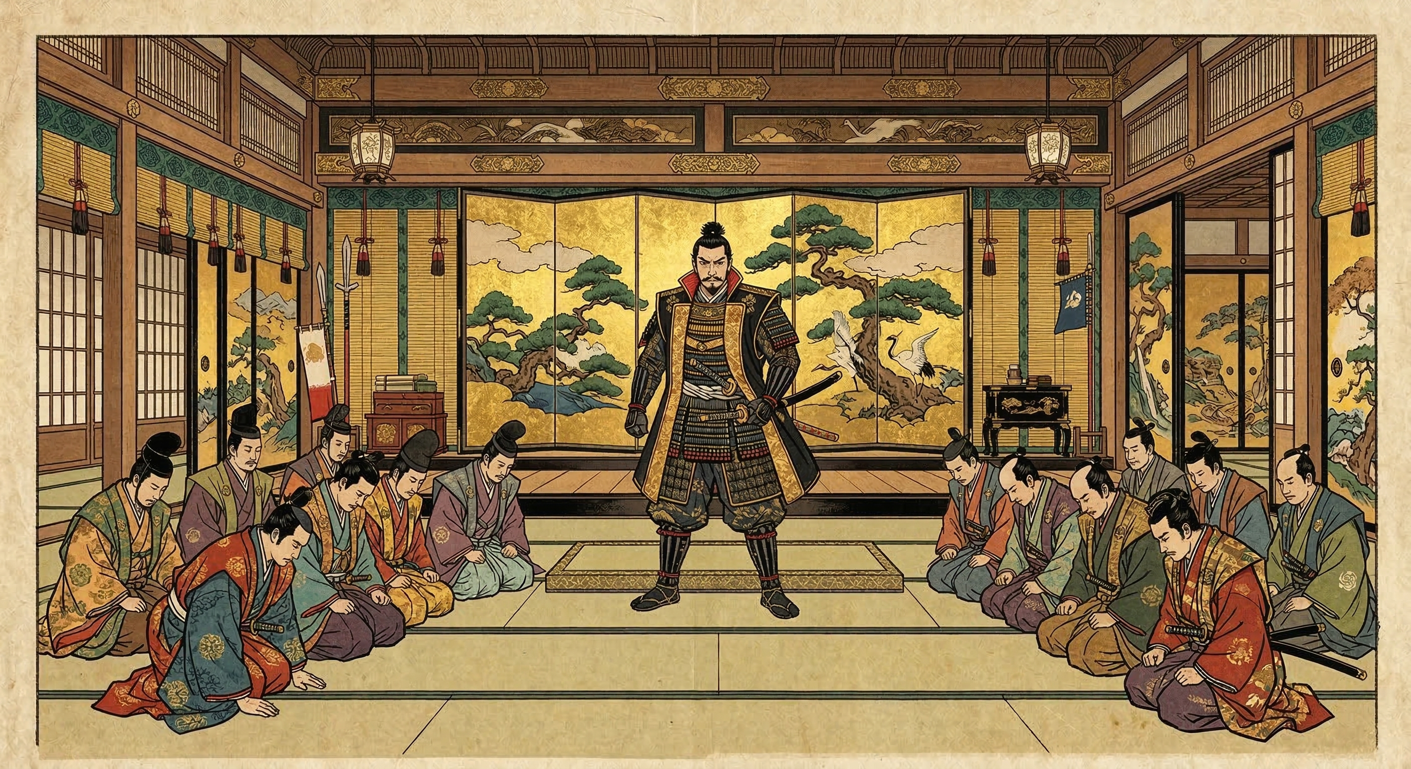 織田信長～天皇に拝謁、直立不動で圧倒～