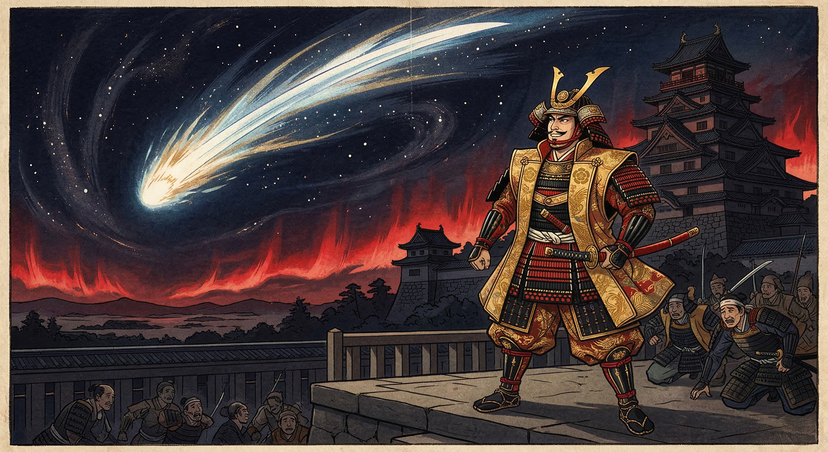 1582年に現れた彗星は、織田信長の天下統一を目前にした絶頂期に現れ、その後の本能寺の変を暗示する凶兆とされた。天変地異と歴史が交錯する信長の運命を詳細に探る。