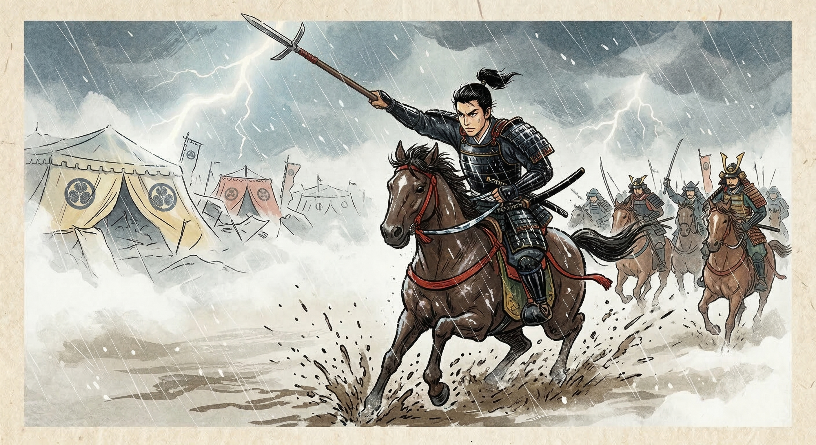 織田信長～桶狭間へ豪雨の中の神懸り進軍～