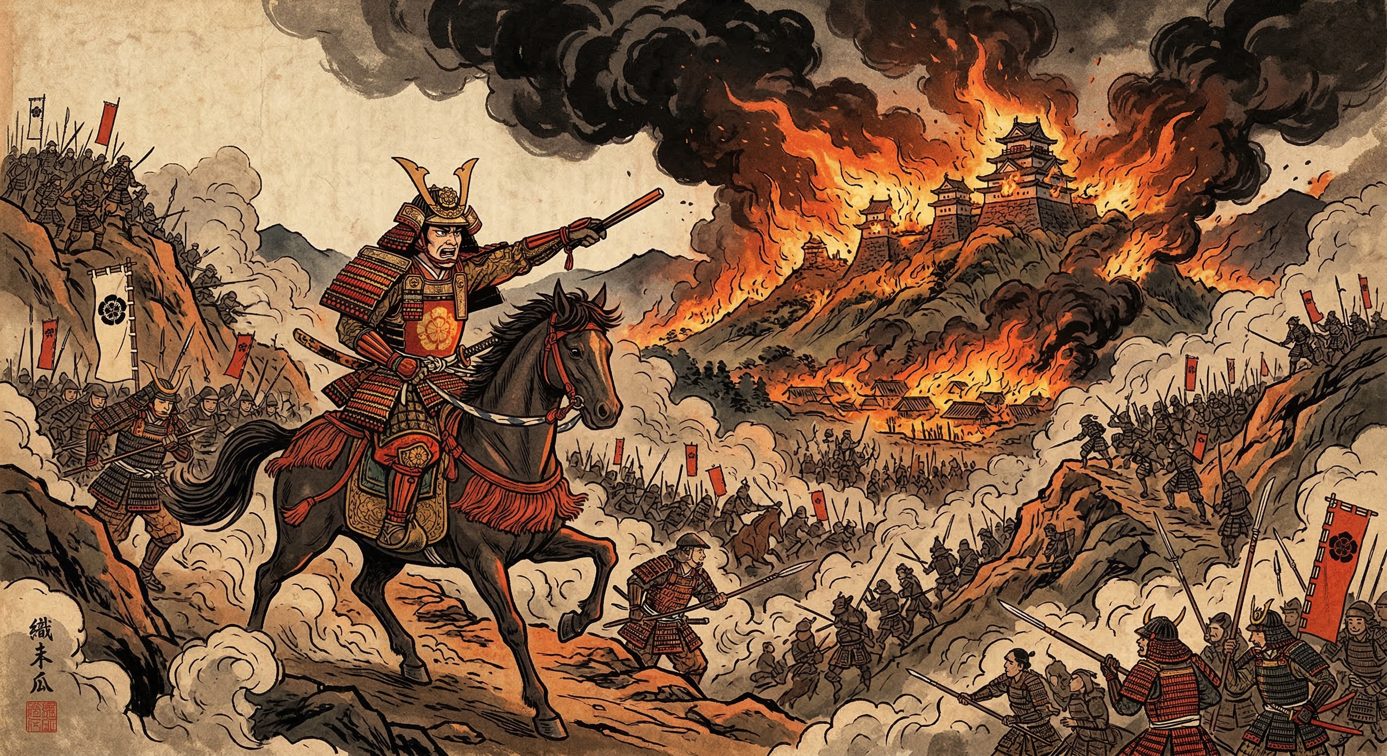 織田信雄～伊賀再侵攻で火放ち失策譚～