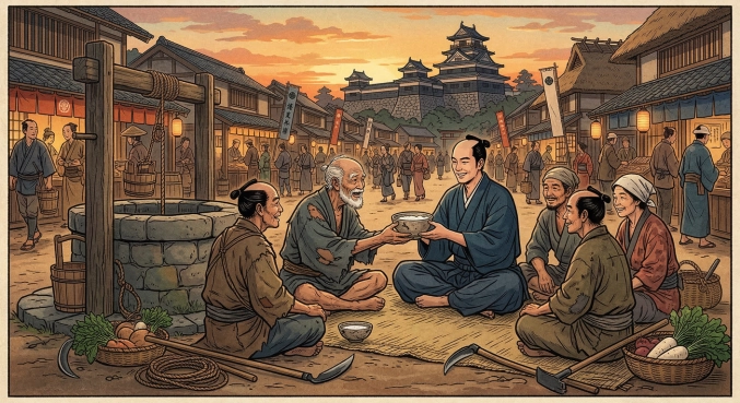 織田信雄　～農民と語らい酒酌み交わす人情譚～
