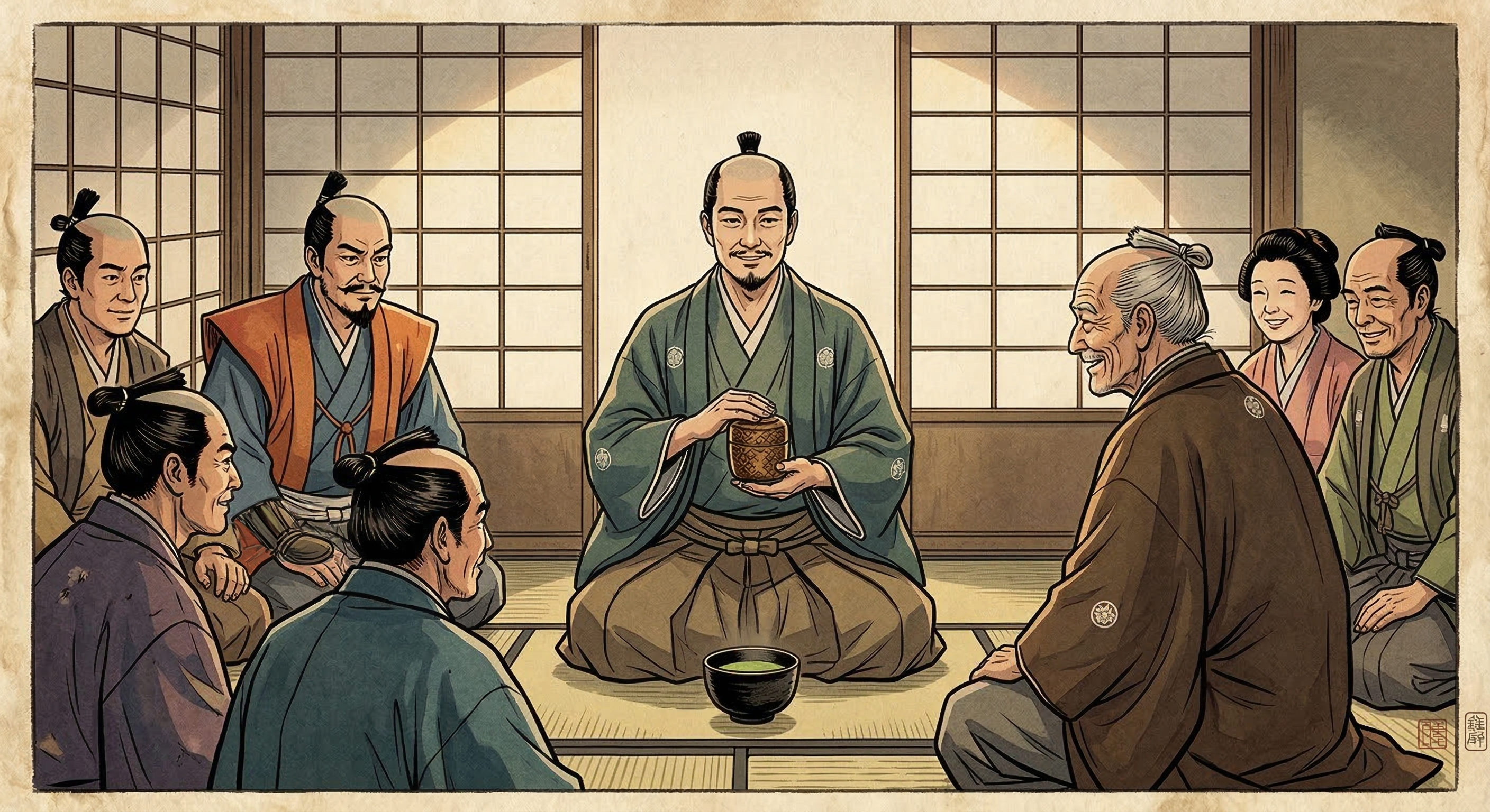 織田有楽斎～即興の機知で座収め風流譚～