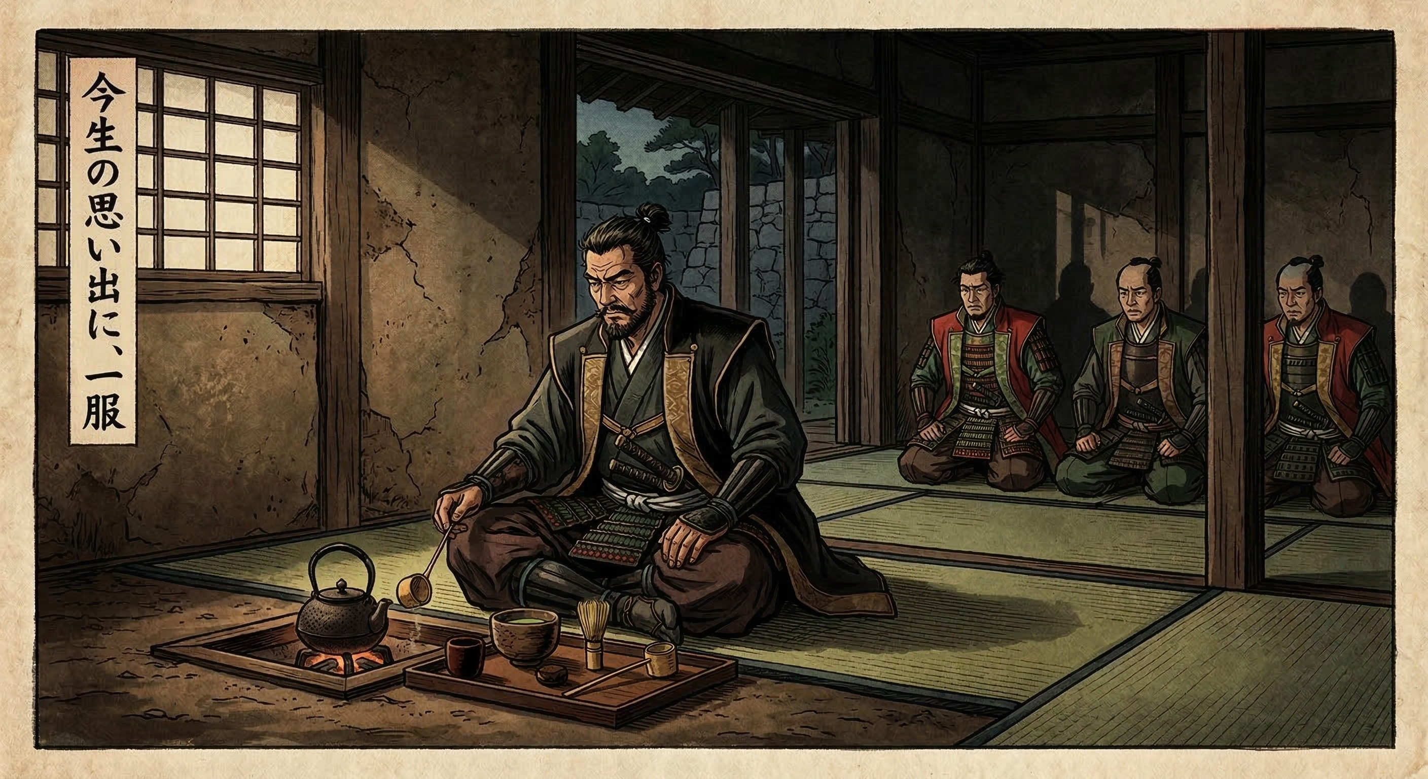 荒木村重～籠城中に利休に茶を求める豪胆～