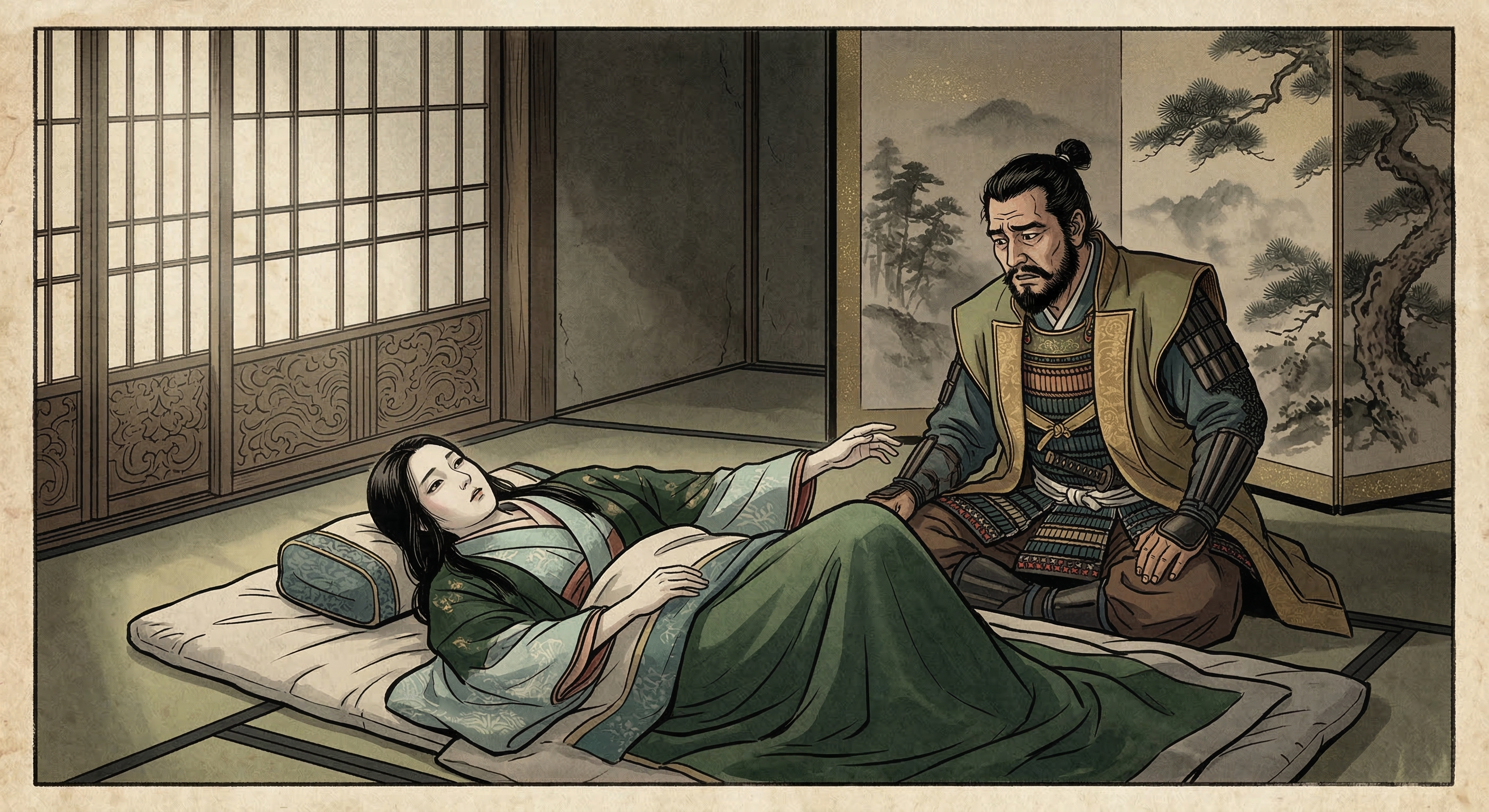 諏訪姫（由布姫）～信玄側室病没前勝頼を立てよと託言～