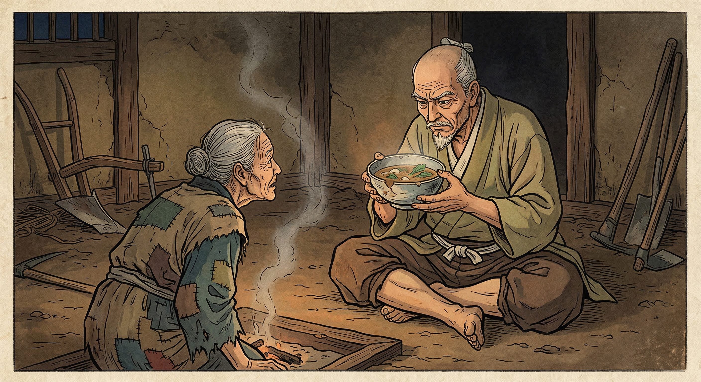 豊臣秀吉が味噌汁の味から村の豊凶を見抜いた逸話は、彼の統治哲学と民への深い共感を象徴。太閤検地の限界を補完する人間的洞察力を示す。