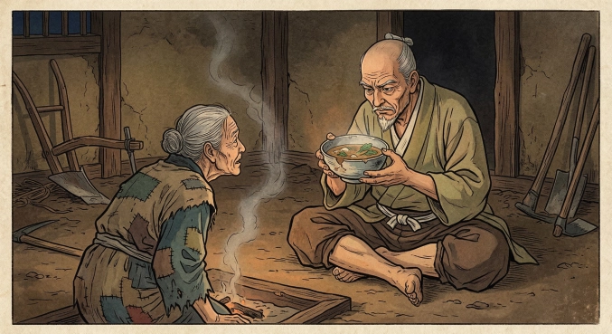 豊臣秀吉　～味噌汁で村の豊凶見抜く観察譚～