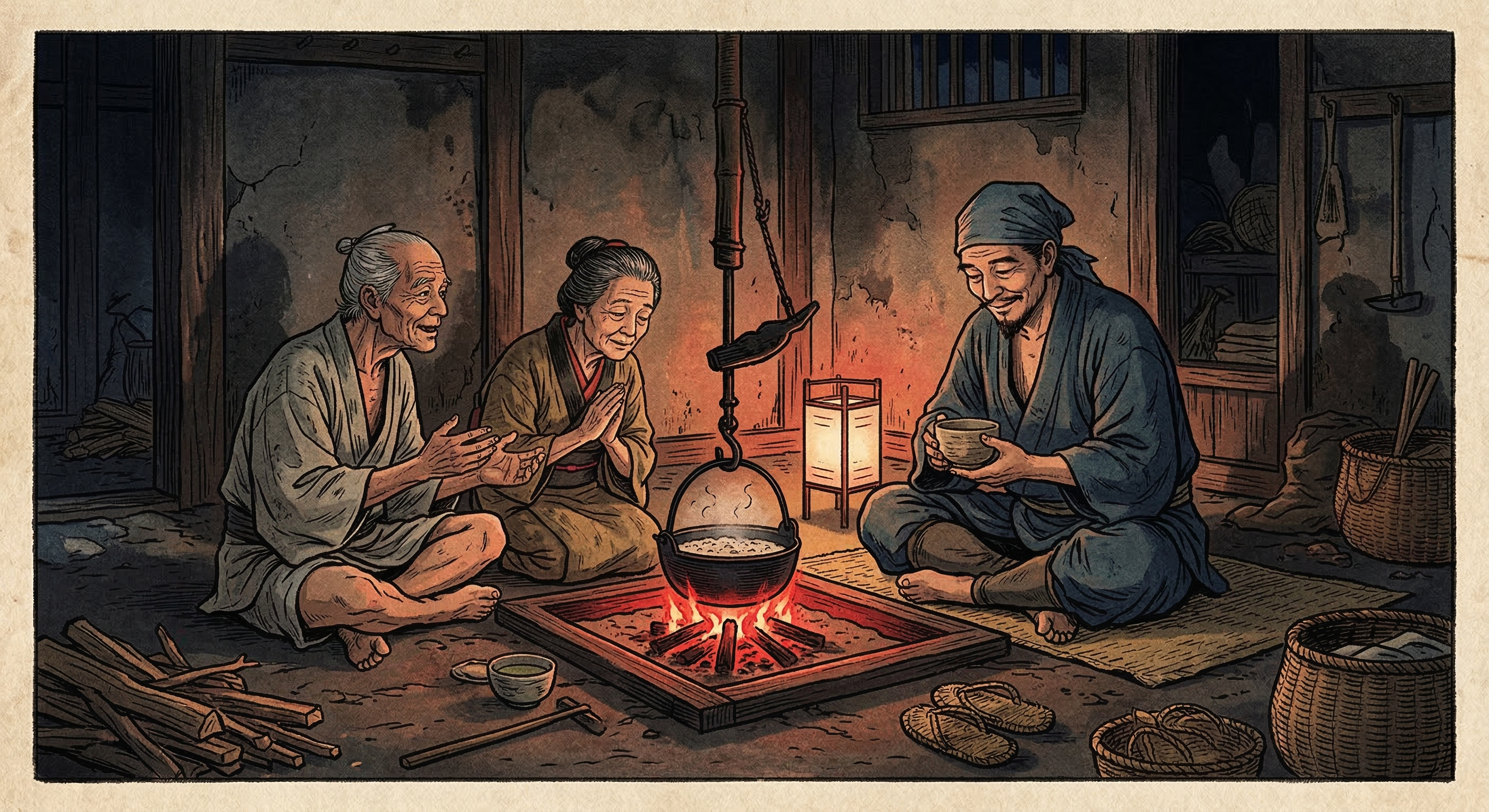 豊臣秀吉～関白任命夜、庶民と昔を語る～