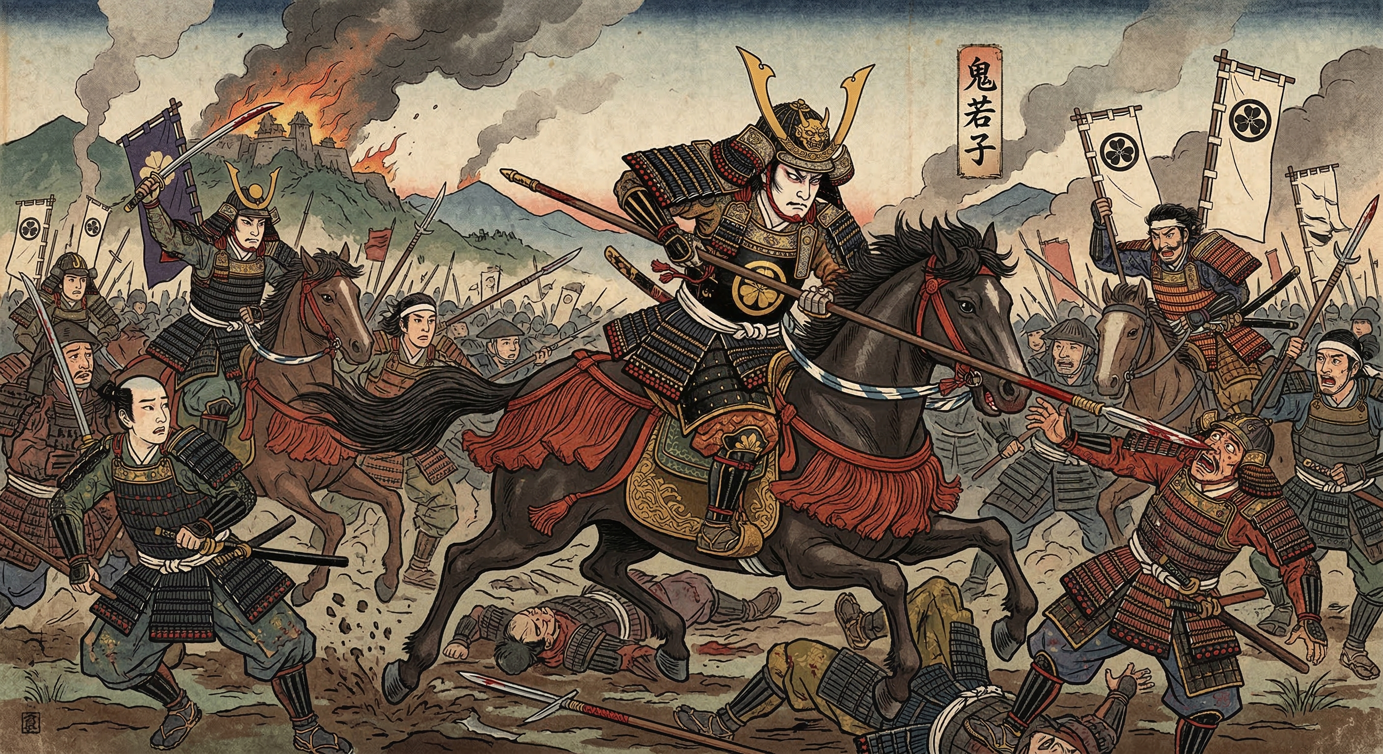 長宗我部元親～初陣で豹変鬼若子と称される～