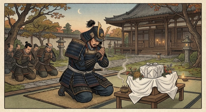 長宗我部元親　～敵の武勇を称え首を手厚く葬る～