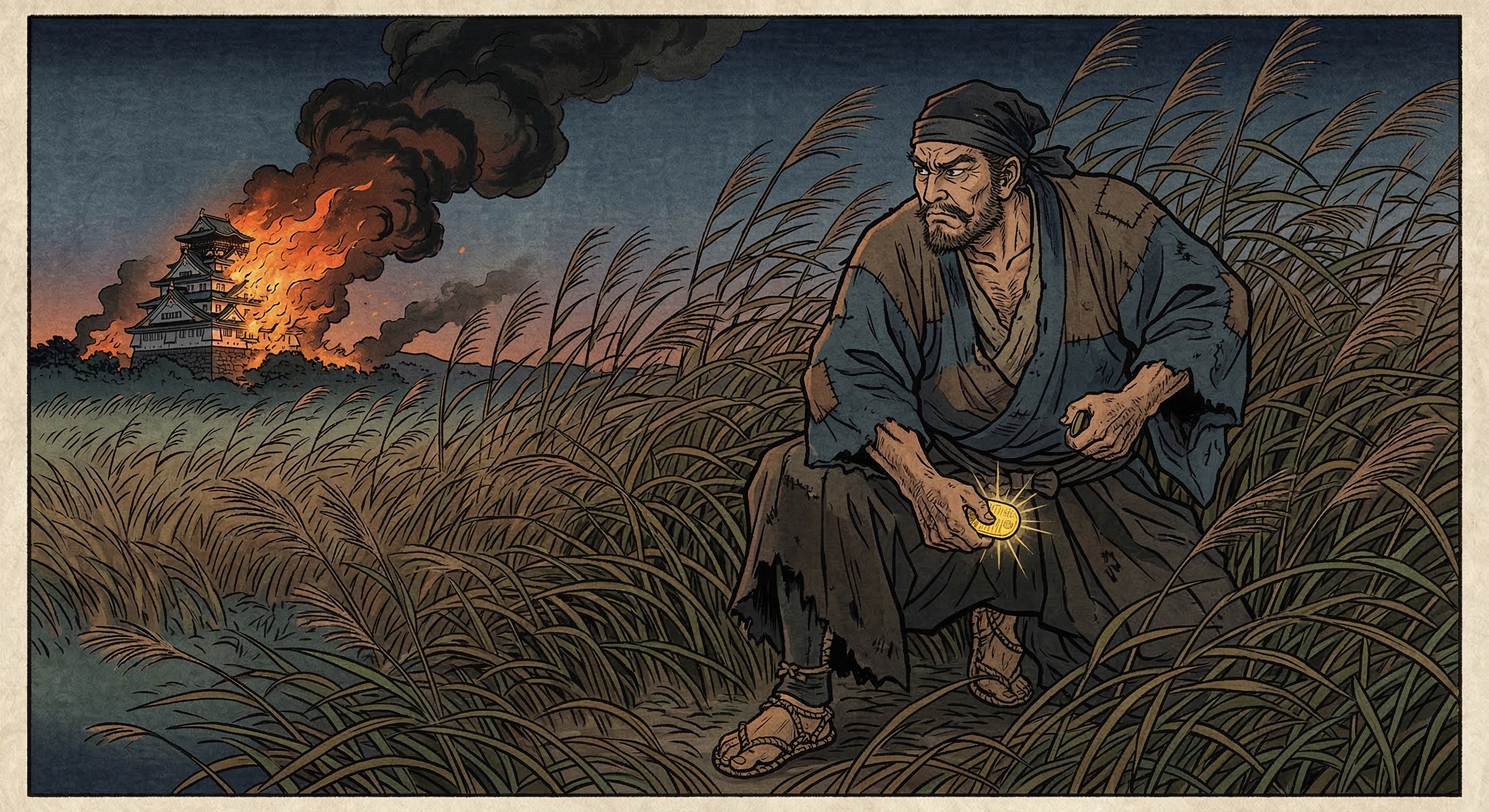 長宗我部盛親～町人に身やつし逃亡終幕談～