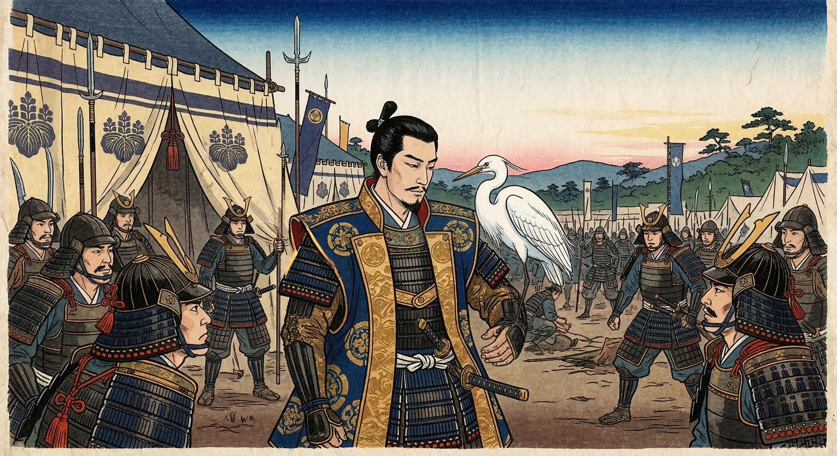 長宗我部親貞～合戦毎に白鷺が陣羽織に降り吉兆～