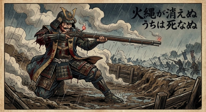 雑賀孫市　～火縄が消えぬうちは死なぬと言い放つ～