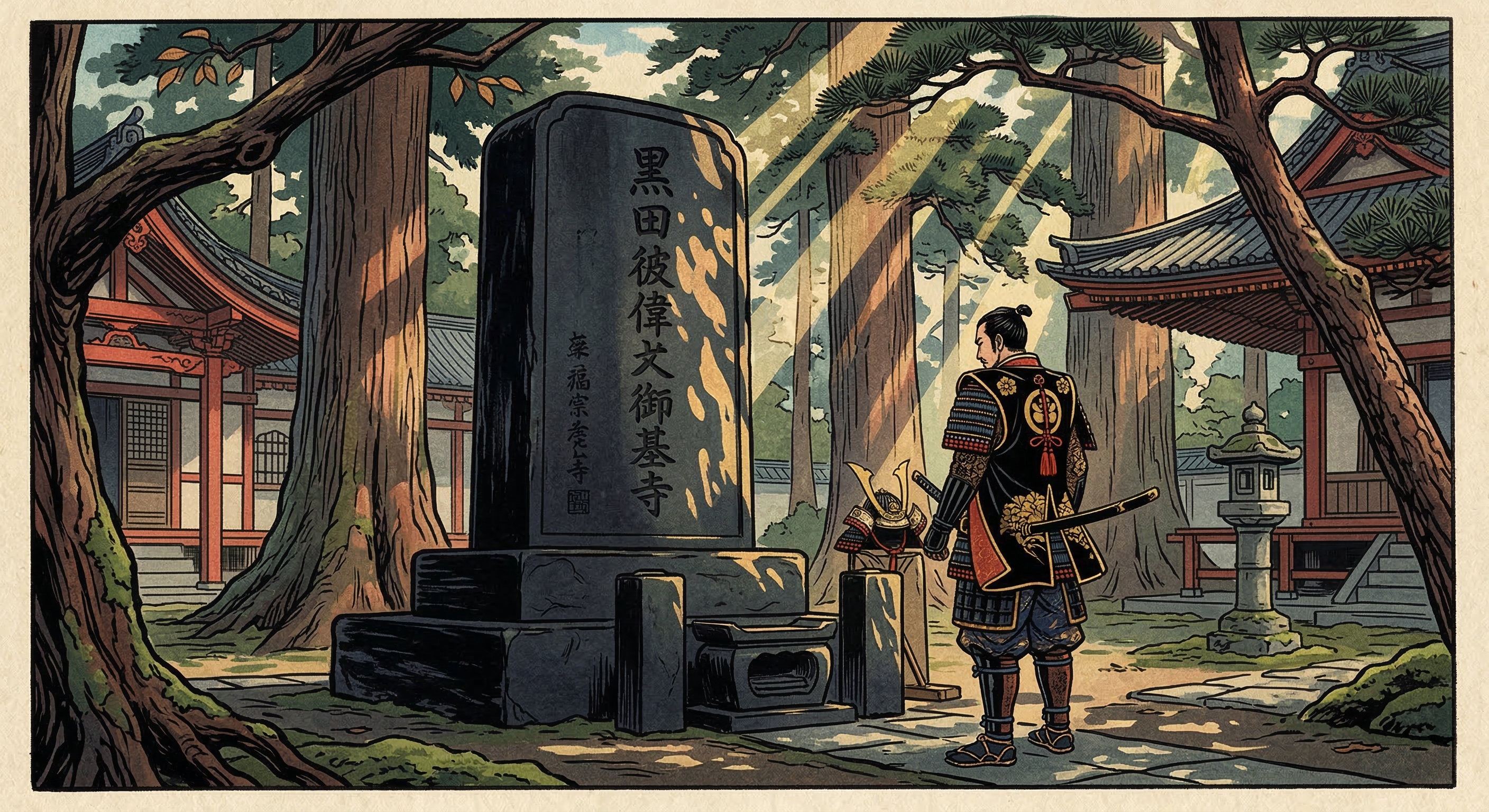 黒田長政～父官兵衛の墓前で「智は父に」～