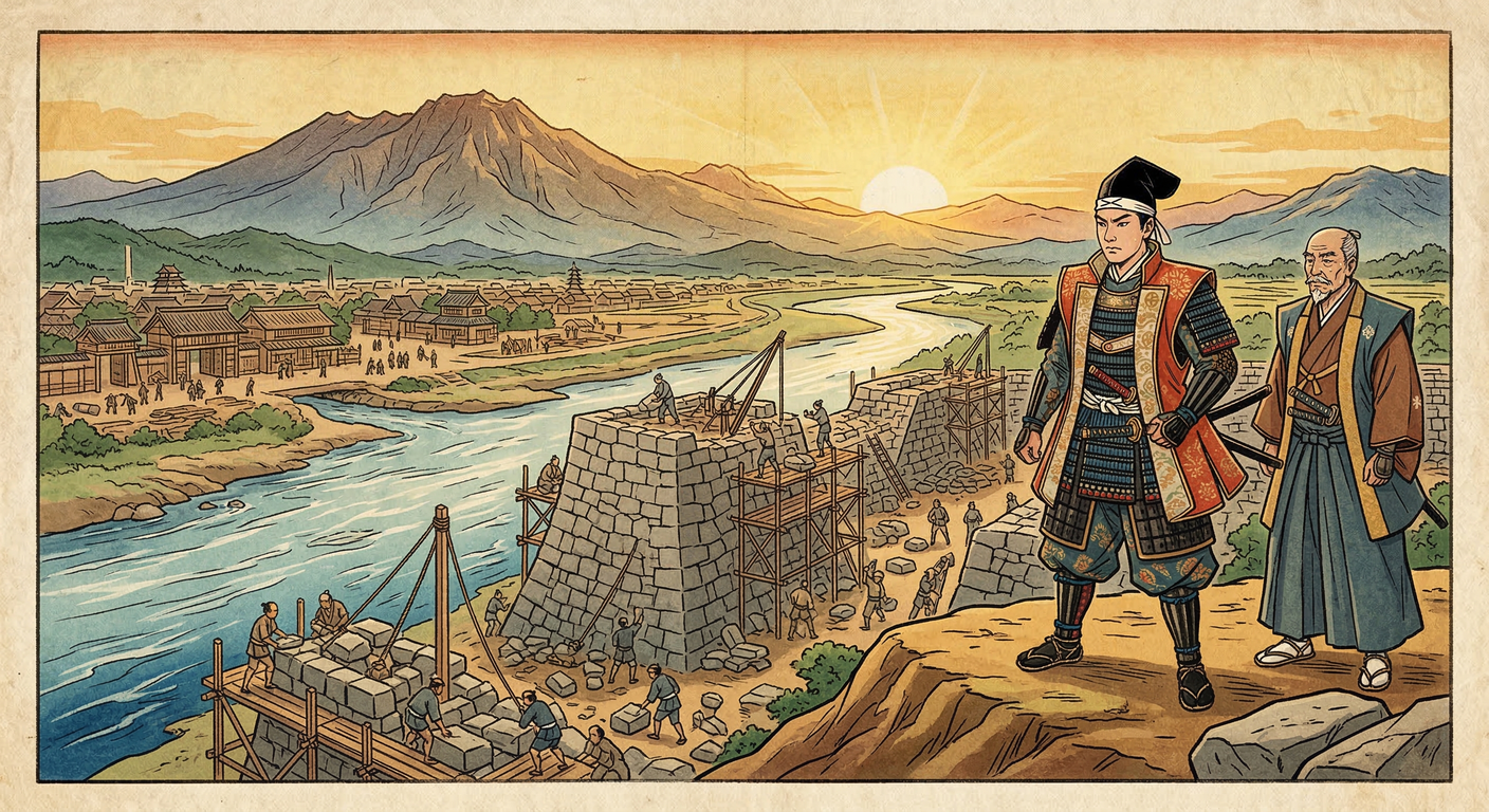 南部氏は1599年、三戸から盛岡へ遷府。九戸政実の乱と奥羽仕置が契機。信直の戦略と利直の危機克服で近世大名盛岡藩が確立、北奥羽の中心地へ発展。