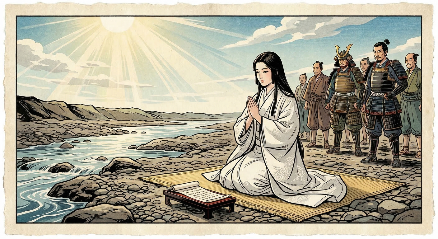 1595年、豊臣秀吉の命で甥の秀次の妻子ら39名が三条河原で処刑された。この事件は秀吉の権威を揺るがし、豊臣政権の道徳的権威を失墜させ、豊臣家滅亡の遠因となった。