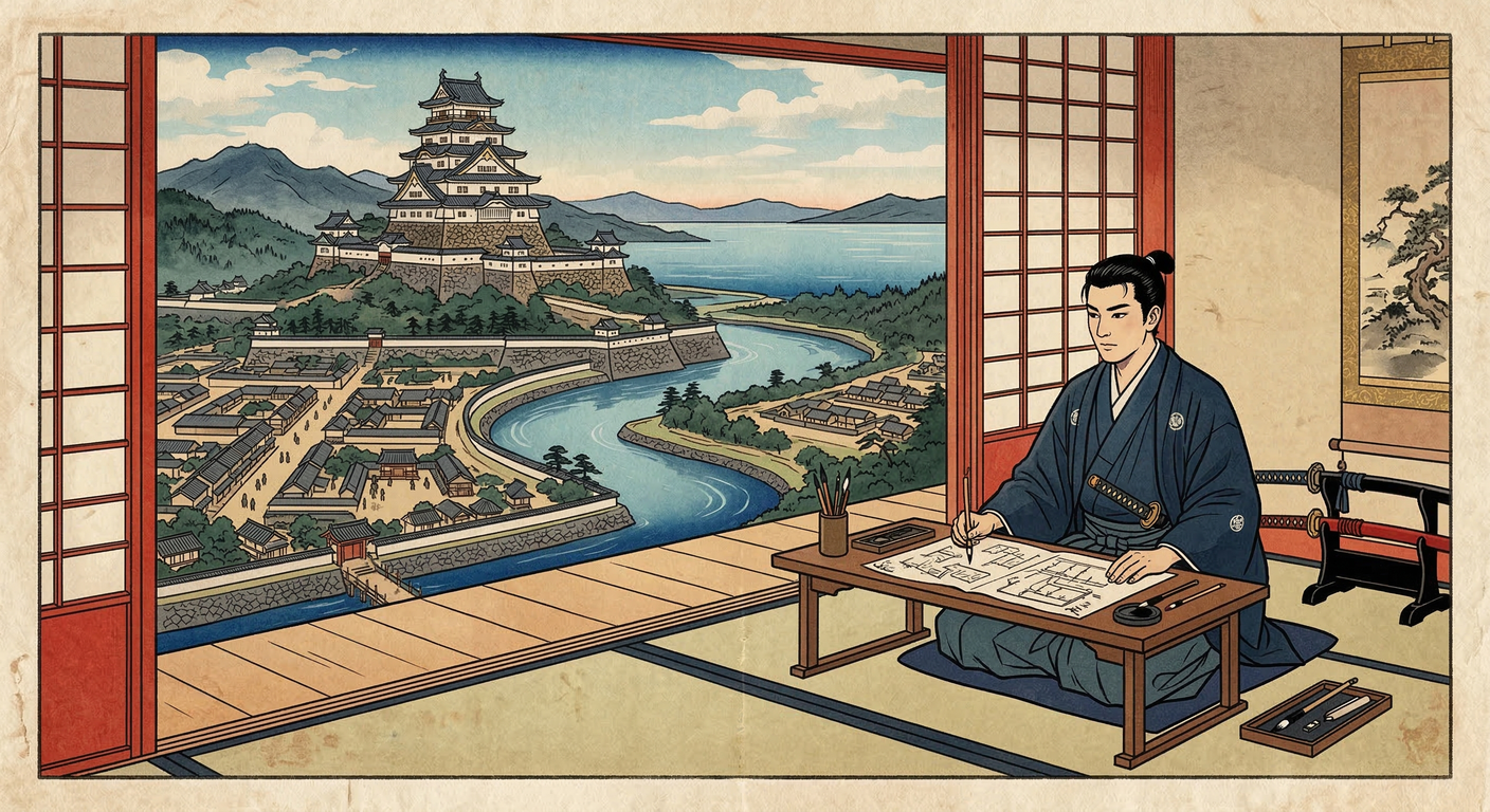 文禄五年、石田三成は佐和山城を大改修。豊臣政権の危機に対応し、兵站拠点と秀吉の避難所として機能。その壮麗さは「三成に過ぎたる城」と評されたが、関ヶ原後に落城。彦根城の資材となり、記憶は抹消。