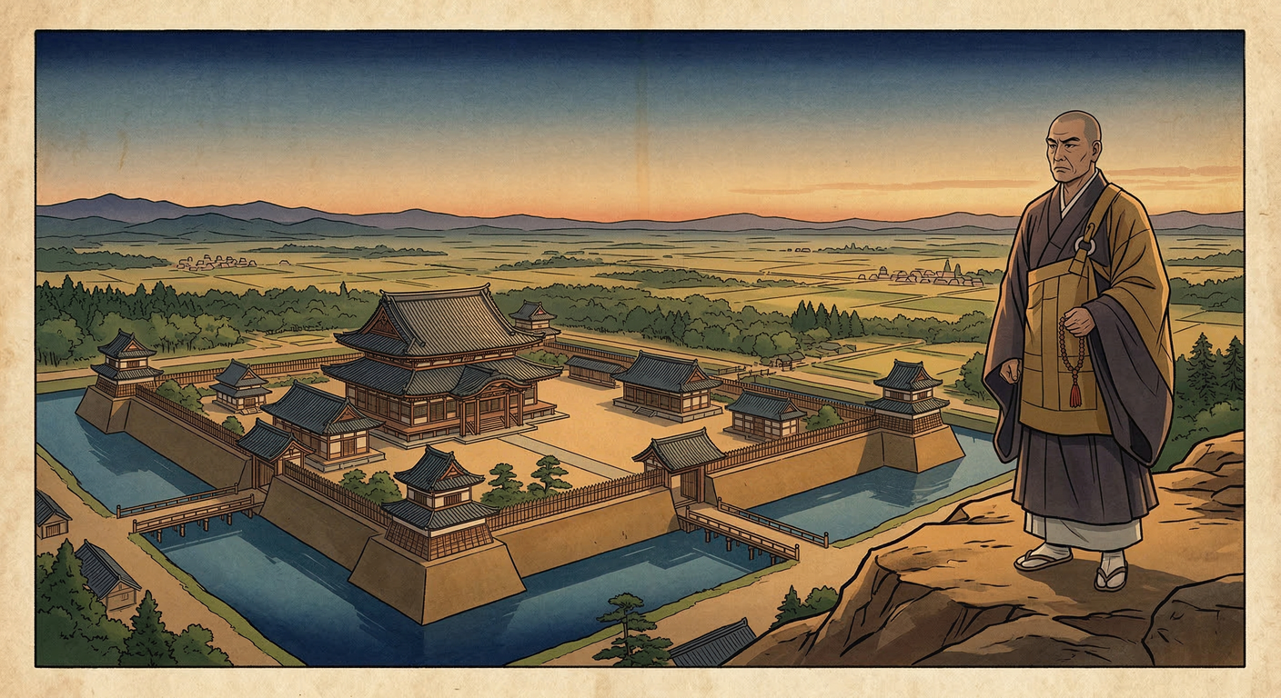 加賀一向一揆政権は、大小一揆を経て本願寺中央の直轄統治体制を確立。法主を頂点とする宗教国家として、武力と信仰で戦国大名と渡り合うも、信長に滅ぼされた。