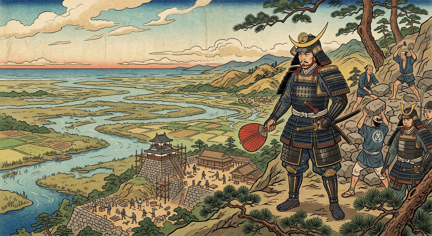 1600年関ヶ原後、土佐に山内一豊が藩政を開始。浦戸一揆鎮圧、高知城築城、地検帳活用、上士・郷士制度確立で土佐藩の礎を築き、長宗我部家は没落。