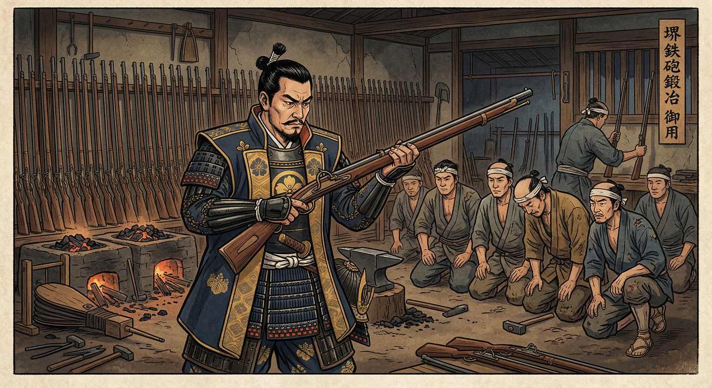 堺鉄砲商統制（1590）