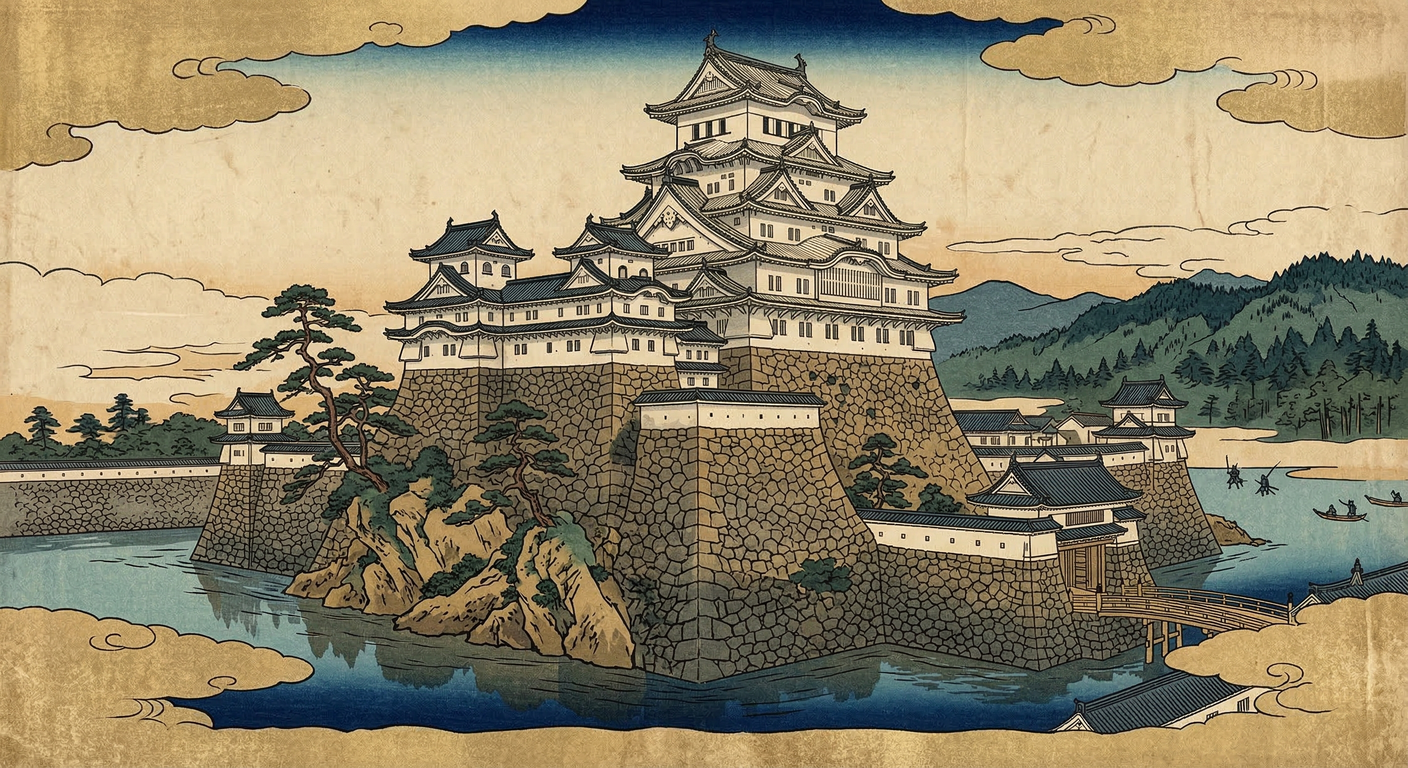 慶長元年、大垣城は慶長伏見地震で全壊した。城主伊藤盛景は豊臣政権の支援で対家康の要衝として再建し、後に関ヶ原で西軍の本拠地となった。