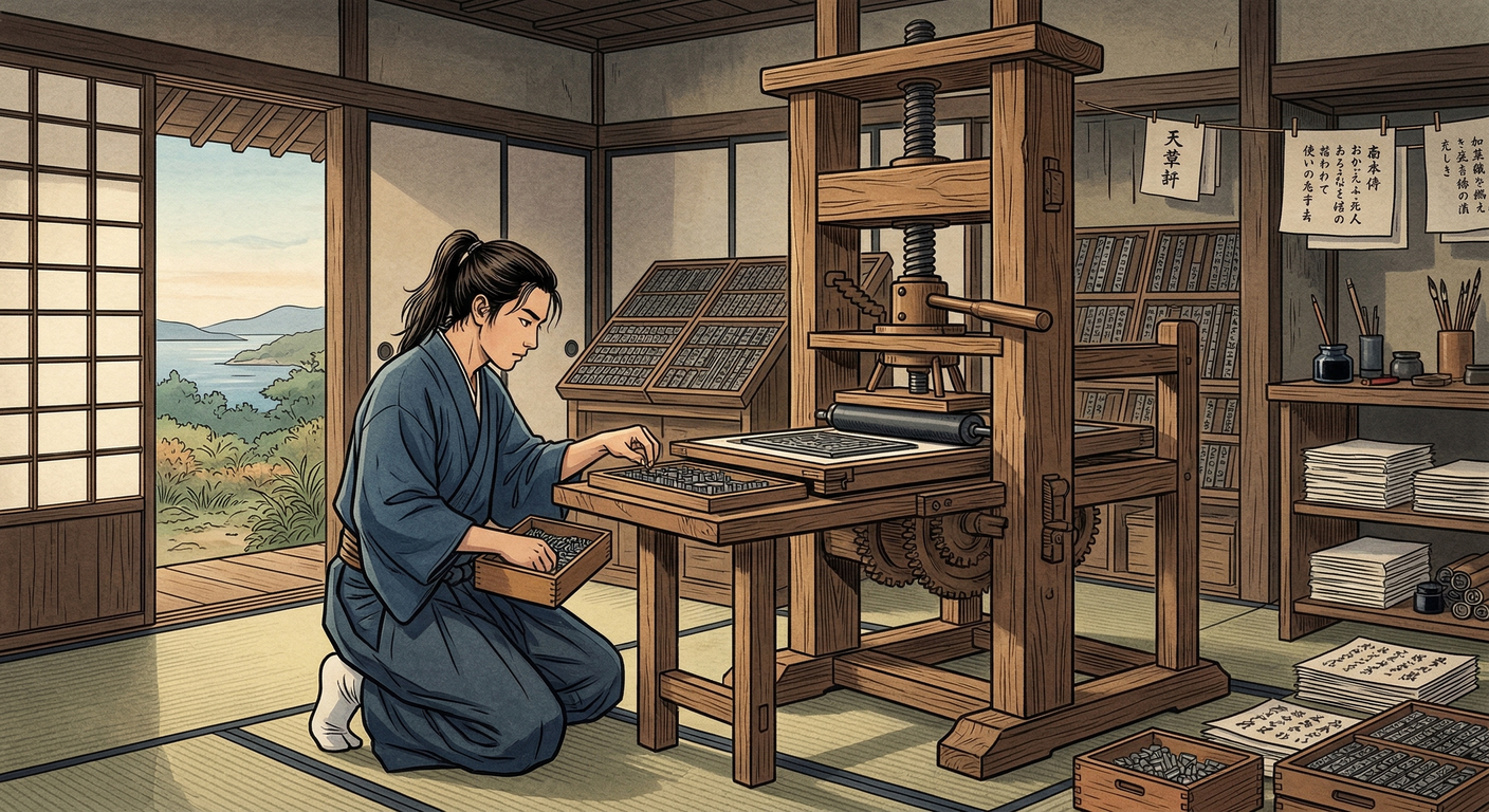 天草版印刷開始（1592）