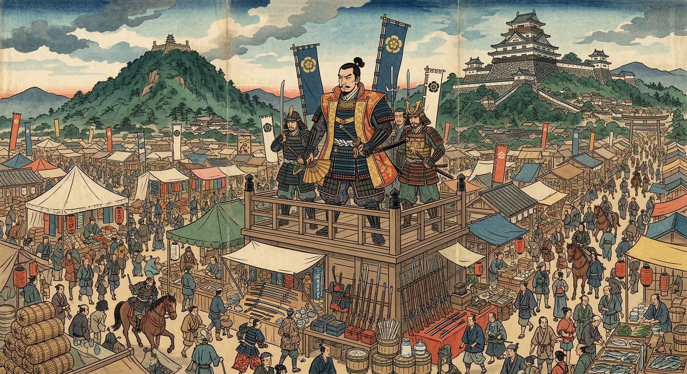 岐阜城下楽市再編（1570）