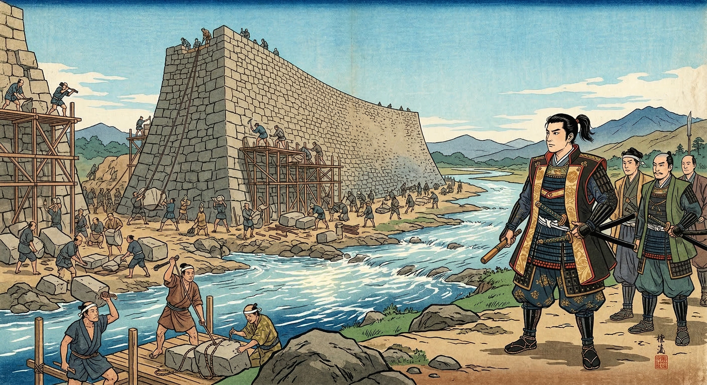 慶長6年、高橋元種は延岡城を築城。関ヶ原で東軍に内応し所領安堵された彼は、新時代に適応すべく近世城郭を建設。天然の要害に「千人殺し」の石垣を築き、城下町を整備。元種は改易されたが、延岡の礎を築いた。