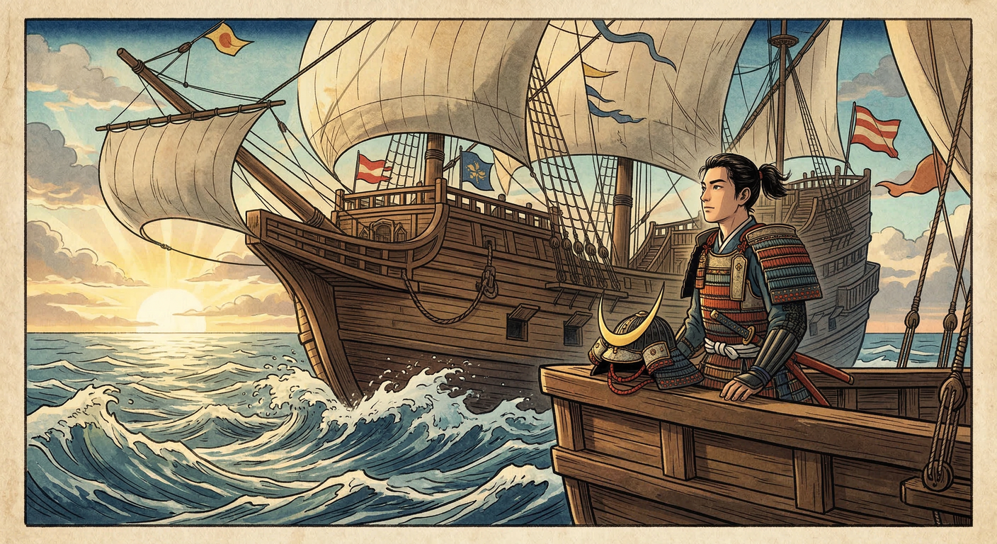 慶長遣欧使節出帆（1613）