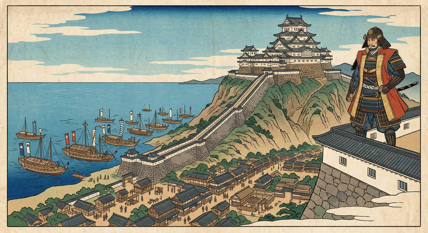 洲本城改修（1585）