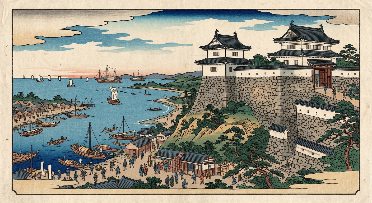 天正十八年、徳川家康の関東移封後、池田輝政は田原城を改修。織豊系城郭の技術を導入し、石垣や櫓を築いた。これは豊臣政権の東三河支配の象徴であり、輝政の築城技術の礎となった。