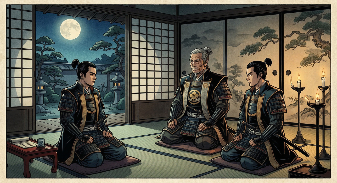 慶長五年、真田昌幸は関ヶ原で西軍に与し、徳川秀忠軍を上田城で翻弄。西軍敗北後、死罪を免れ紀伊九度山へ配流。昌幸は九度山で信繁に兵法を伝授し、真田家存続の礎を築く。