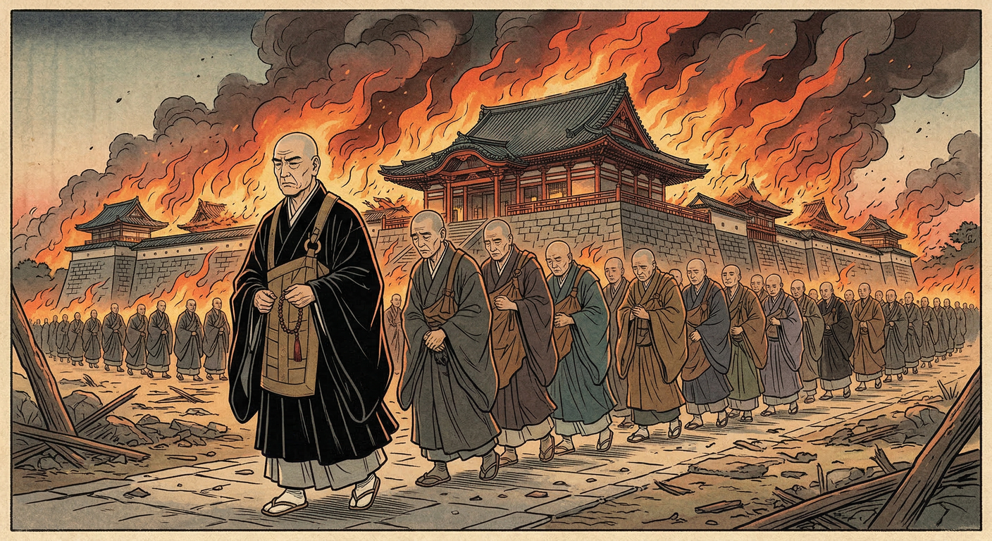 石山本願寺退去（1580）