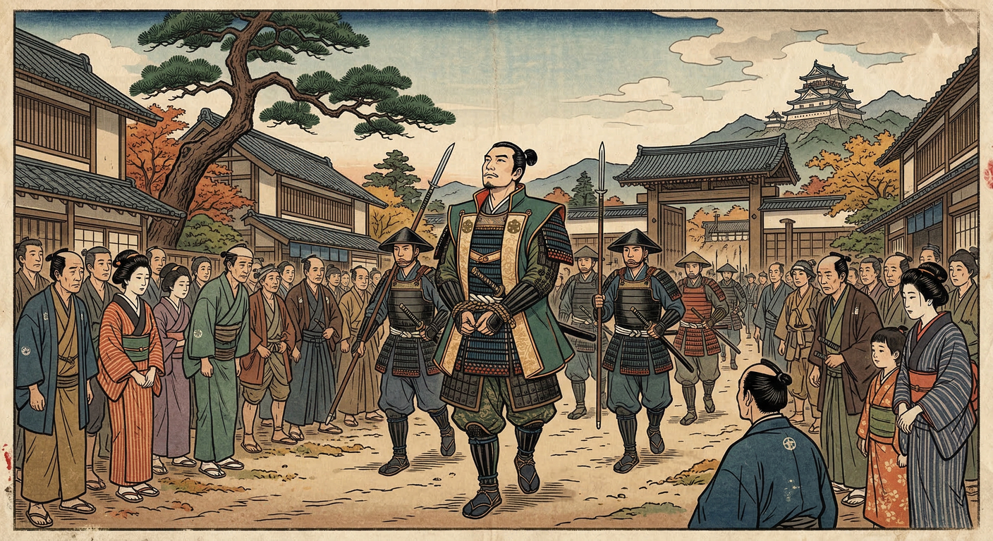 1600年10月1日、石田三成は六条河原で処刑された。関ヶ原の敗将として豊臣家への忠義を貫き、家康の政治戦略と時代の転換点を示す出来事であり、後世の評価も変遷した。