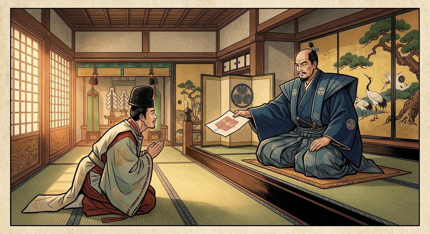 神田明神社領安堵（1604）