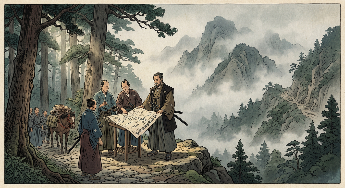 箱根宿は1601年の東海道宿駅制度発足時には設置されず、1618年に幕府が計画的に創設。戦国期の軍事拠点から近世の交通要衝への転換は、幕府支配確立の象徴。