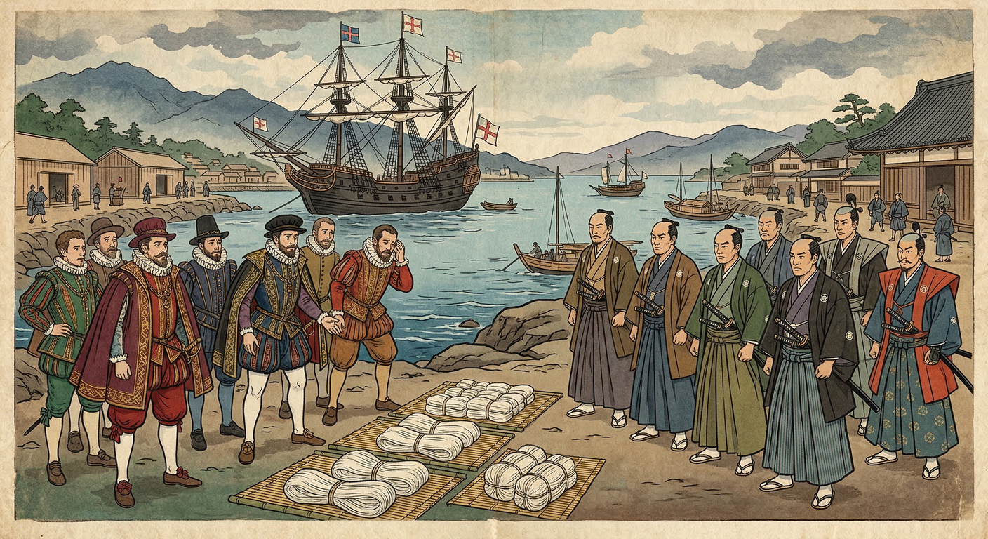 家康、ポルトガル独占の生糸貿易を是正すべく糸割符制度を開始。国富流出を阻止し、経済主権を確立。鎖国体制の礎を築き、日本の経済秩序を確立した。