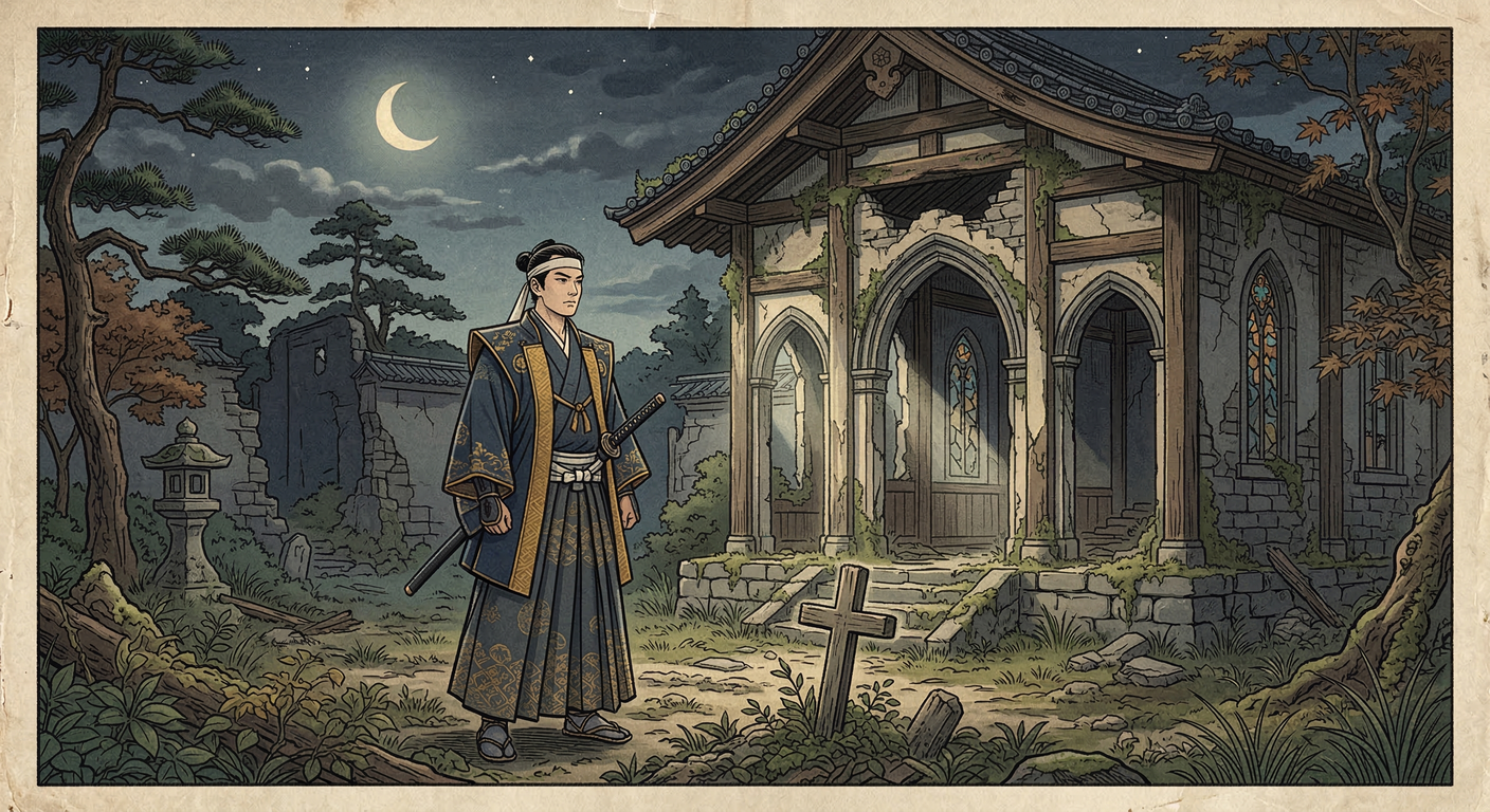 豊臣秀吉の伴天連追放令により、1587年、大友宗麟が築いた豊後府内の南蛮寺は破却された。これはキリシタン文化の終焉と弾圧の時代の始まりを告げる歴史的事件であった。