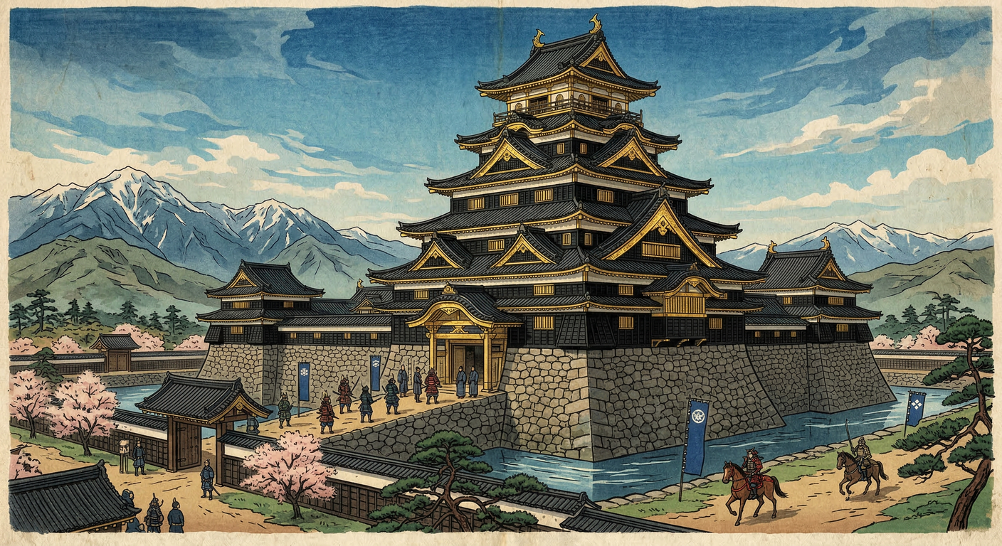 若松城天守改修（1592）