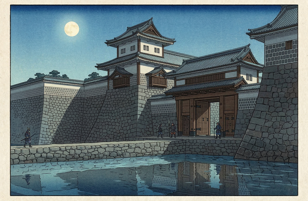 金沢城三御門整備（1592）