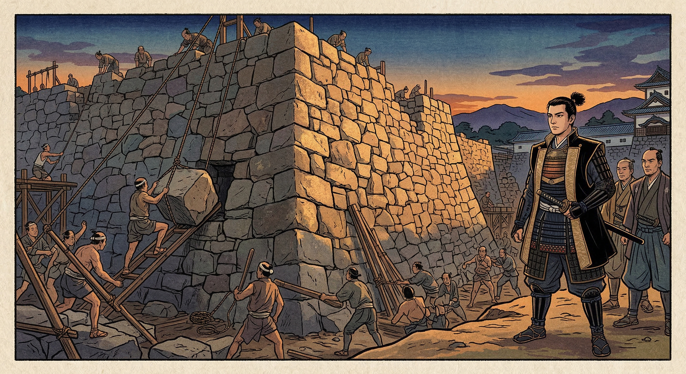 金沢城石垣整備（1592）