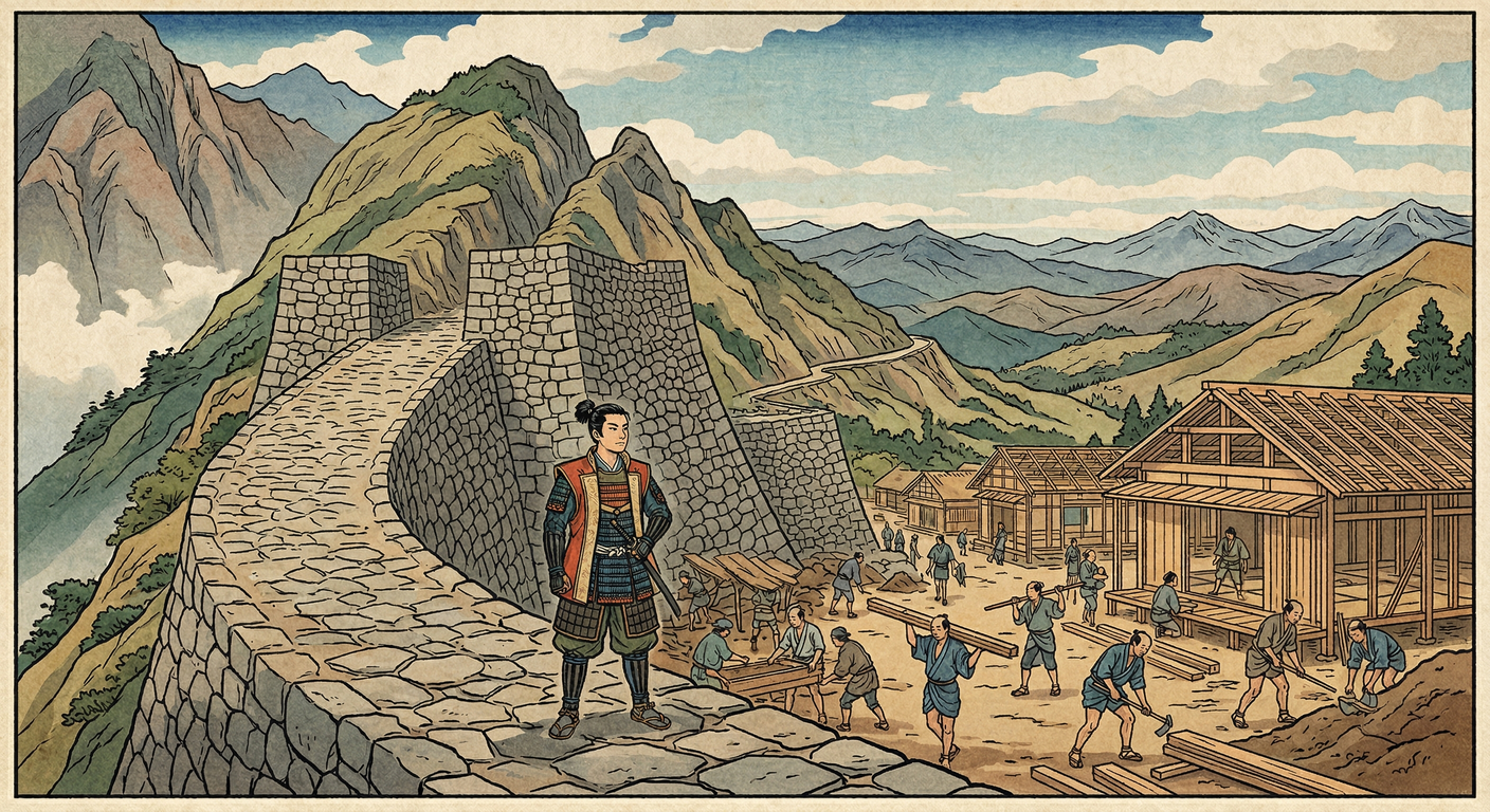 1602年馬籠宿整備は徳川家康の天下統一事業。軍事的要請で中山道の要衝として発展。地域負担もあったが、経済・文化交流を促進し、現代景観の原点となった。