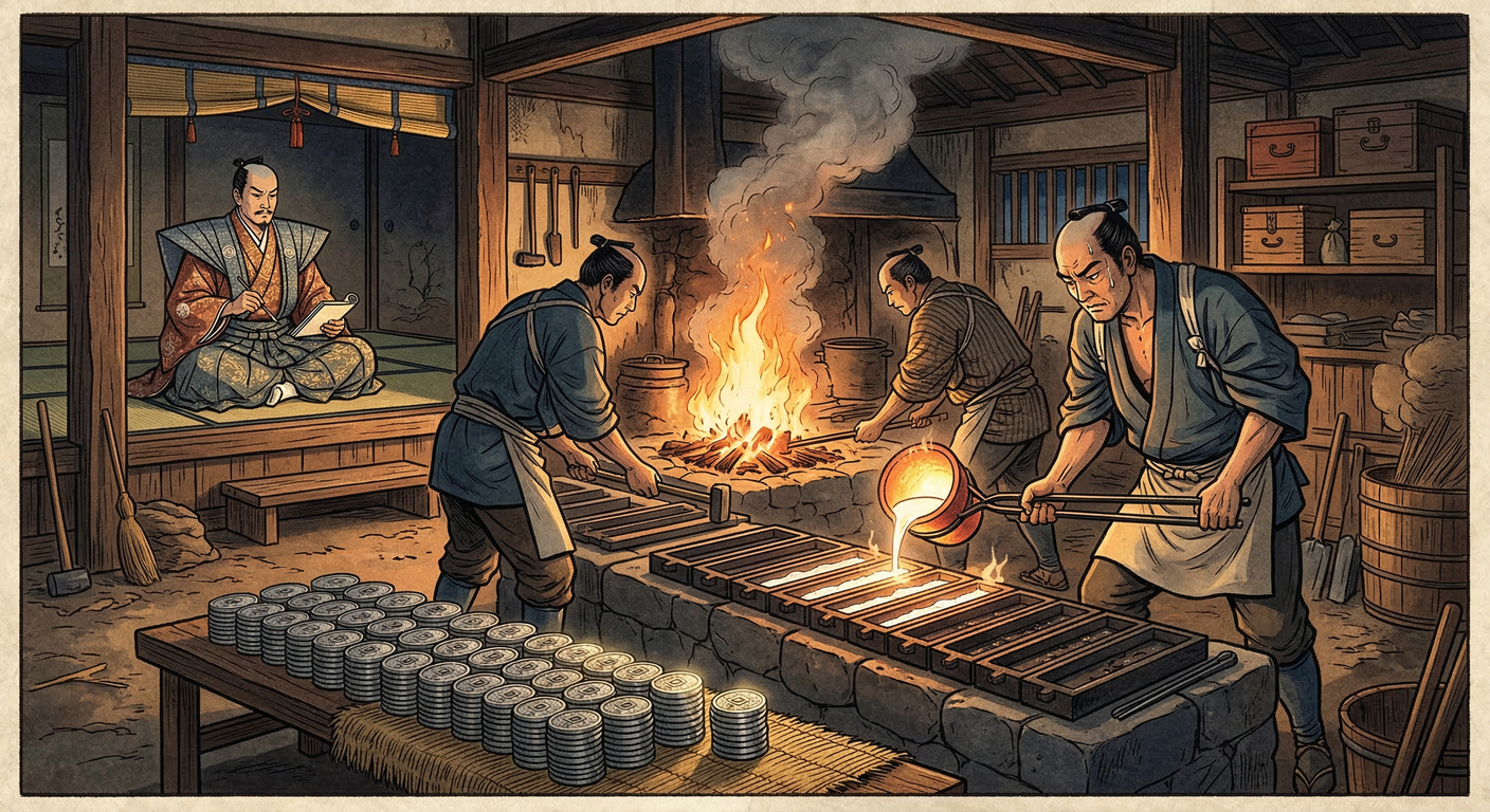 駿府銀座再編（1607）