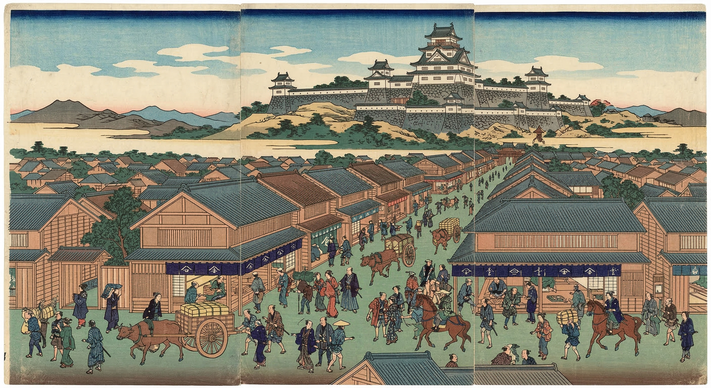 高岡町人町形成（1609）