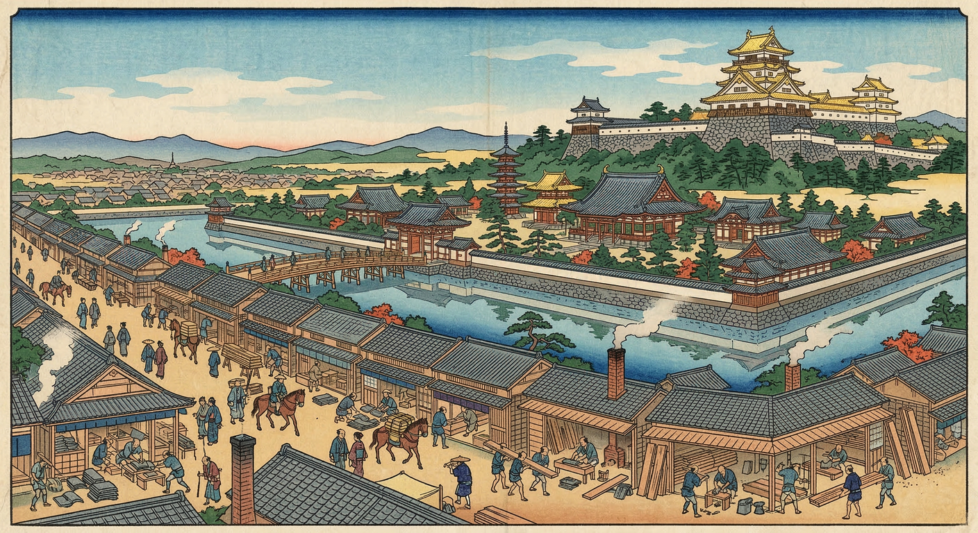 高槻城下町整備（1586）