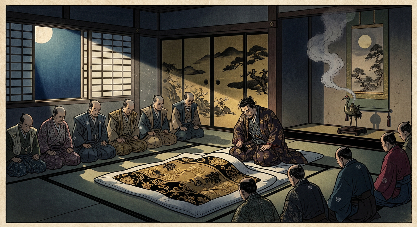 鶴松死去（1591）