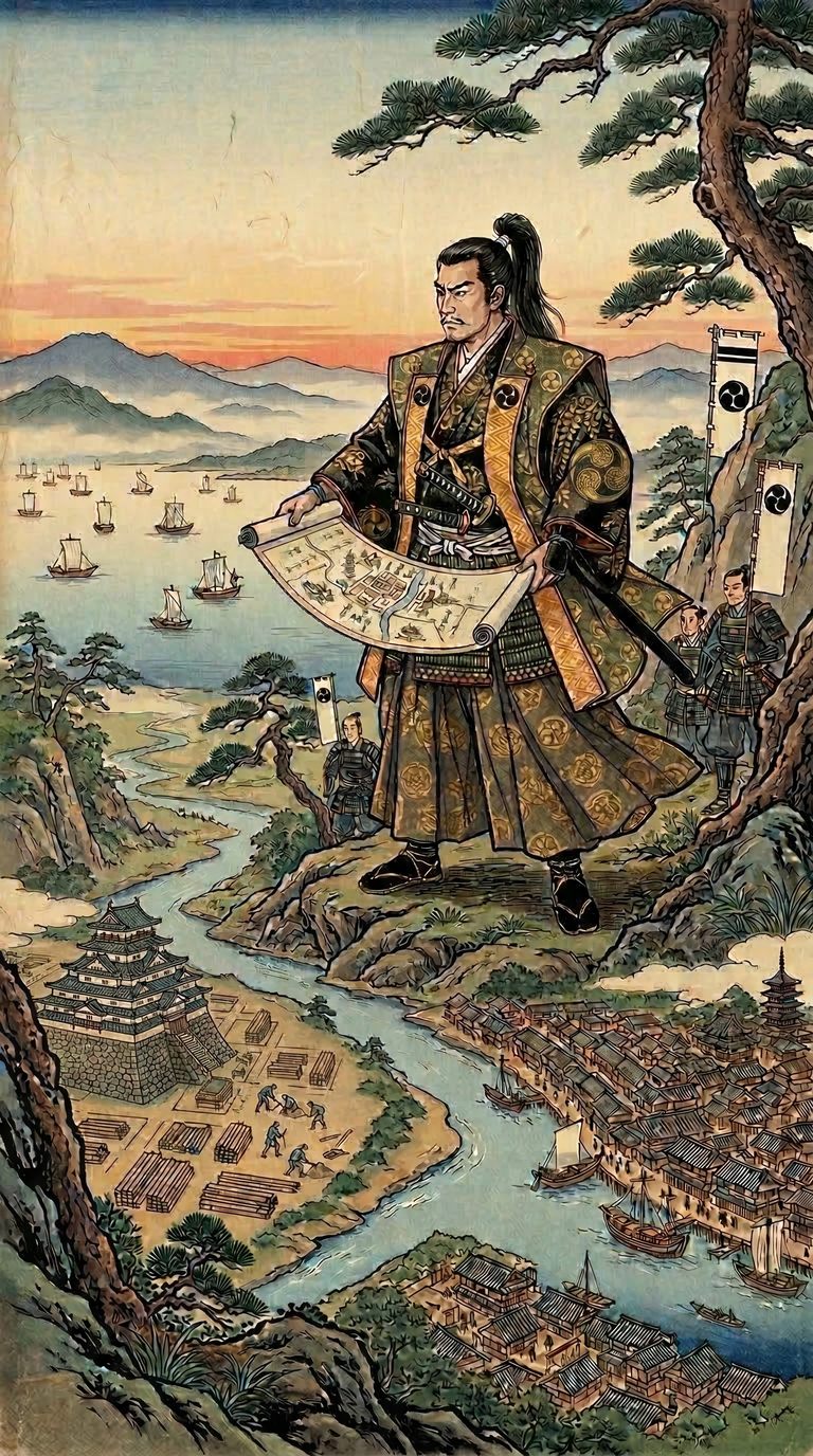 慶長5年（1600年）、関ヶ原の戦いで功績を挙げた黒田長政は筑前国を与えられ、藩政を開始。名島城を放棄し、博多に隣接する福崎に新城「福岡城」を築き、武士の町「福岡」と商人の町「博多」を分離した。