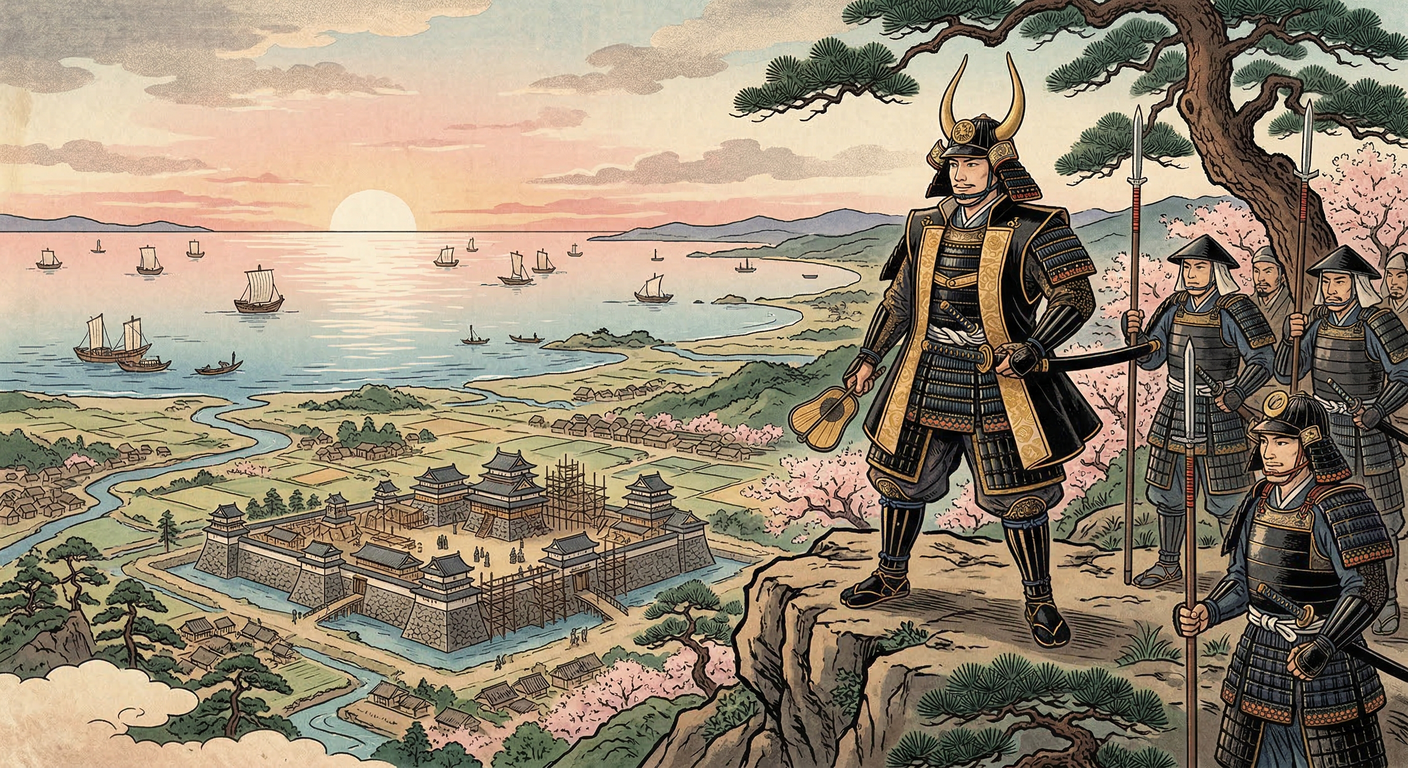 関ヶ原の戦い後、黒田長政が筑前国52万3千石を与えられ入封。父如水による九州平定と長政の調略が評価され、福岡藩の礎を築いた。名島城から福岡城への移転も行った。