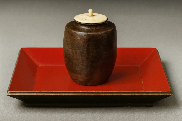 「勢高肩衝」は、南宋時代の茶入で、本能寺の変で焼失を免れた奇跡の至宝。信長、古田織部、徳川将軍家など権力者の間を渡り歩き、その傷跡は歴史の証。現在は頴川美術館に所蔵。