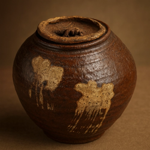 「山躑躅」は、南蛮芋頭水指の一種で、戦国時代の茶の湯で珍重された。史料上の明確な記述は少ないが、その銘は器の視覚、季節、詩情を複合的に表現し、茶人の美意識と価値創造の象徴。